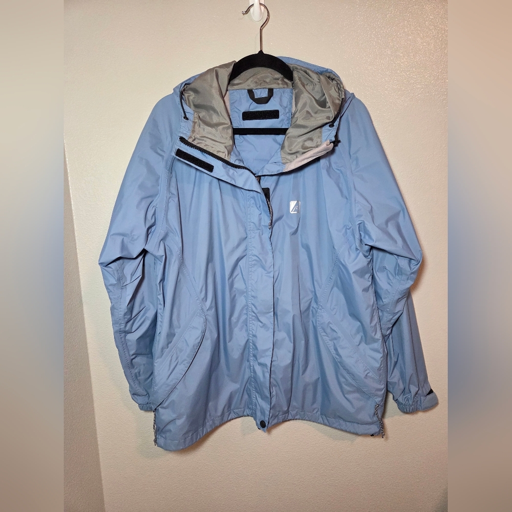 Red Ledge Light Blue Hooded Jacket